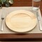 Handcrafted Natural Wood Charger Plate – Eco-Friendly Rustic 13-Inch Dinnerware Accent